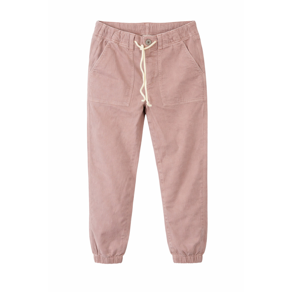 Pink Denim Joggers Womens Drawstring Casual Streetwear Size 6 American Eagle